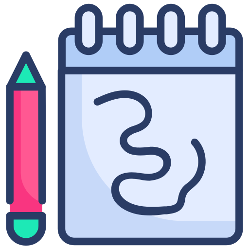Drawing book Generic Outline Color icon
