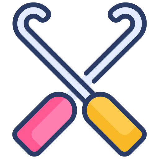 Knitting needles Generic Outline Color icon