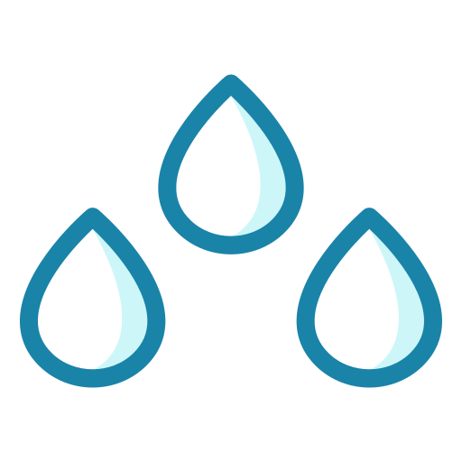 kropla deszczu Generic Blue ikona
