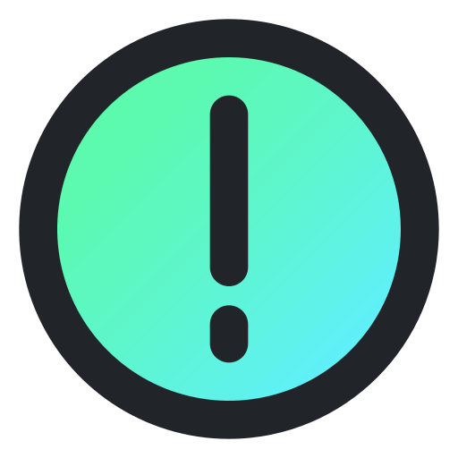 alerta Generic Lineal Color Gradient icono