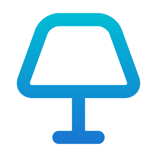 Table lamp Generic Gradient icon
