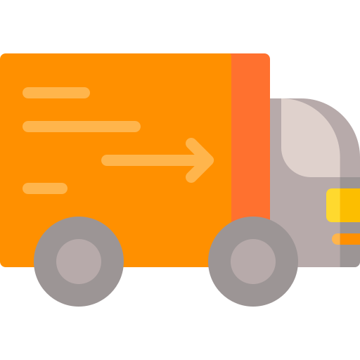 verhuizer vrachtwagen Generic Flat icoon
