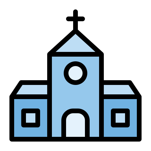 교회에 Generic Outline Color icon