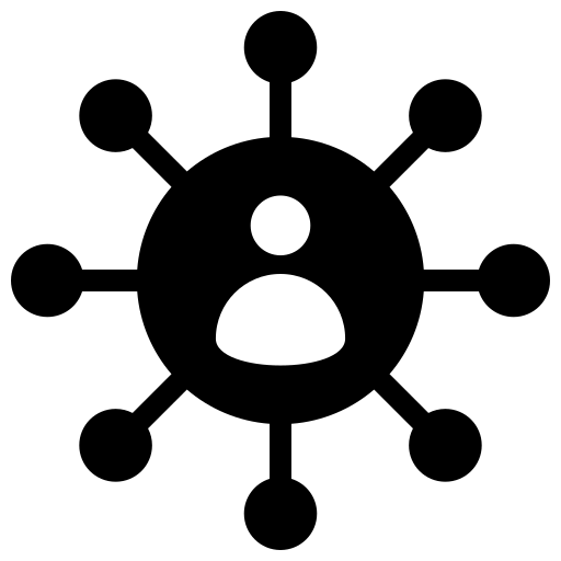 relazione pubblica Generic Glyph icona