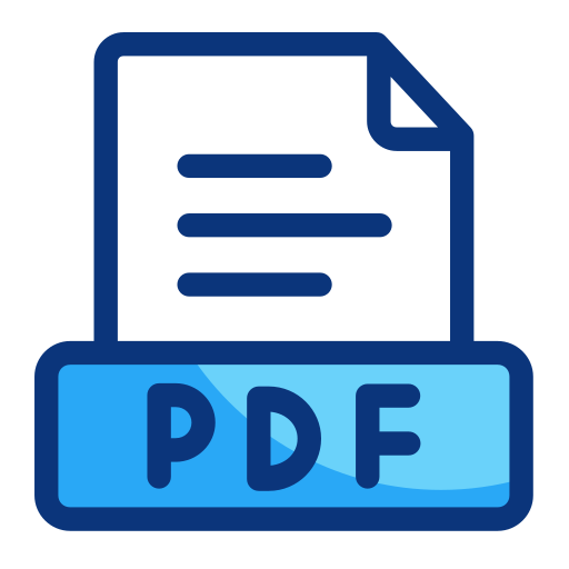 pdf Generic Blue icoon