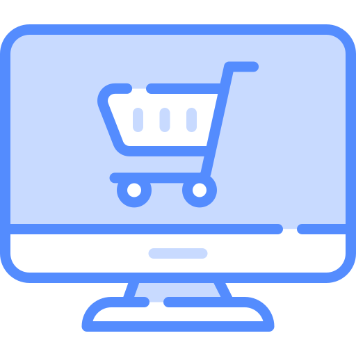 shopping en ligne Generic Blue Icône