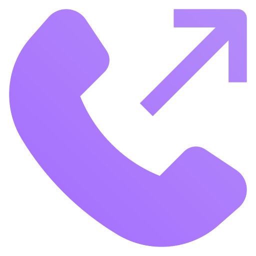 Outgoing call Generic Flat Gradient icon