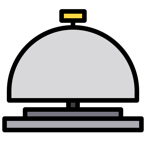 dzwonek hotelowy xnimrodx Lineal Color ikona