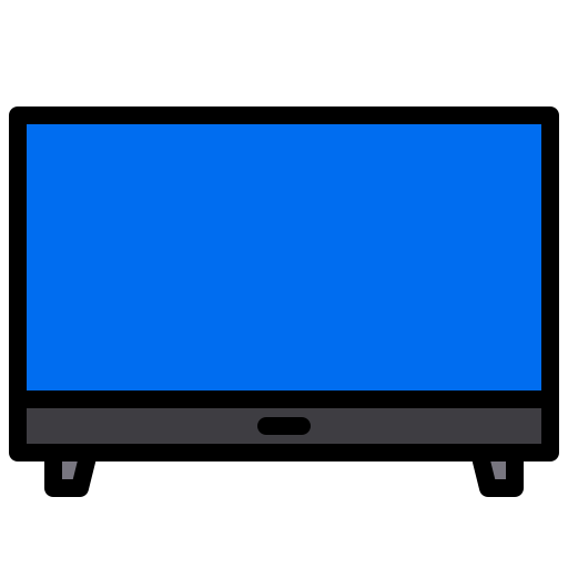 televisão xnimrodx Lineal Color Ícone