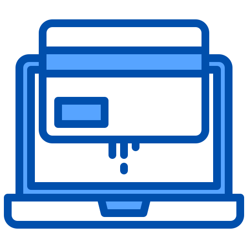 Online payment xnimrodx Blue icon