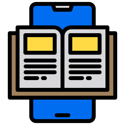 도서 xnimrodx Lineal Color icon