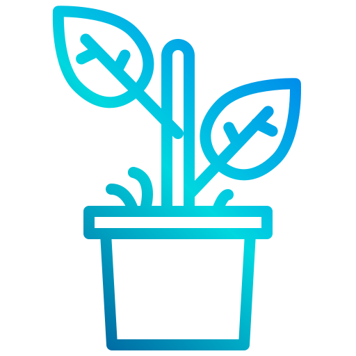 Горшок для растений xnimrodx Lineal Gradient иконка