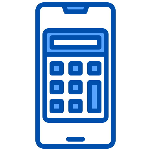 calculadora xnimrodx Blue Ícone