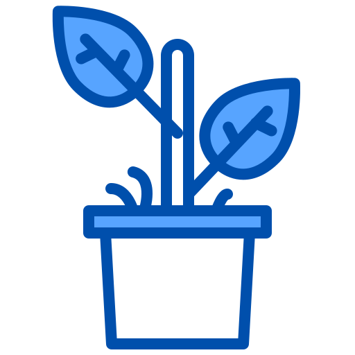 Plant pot xnimrodx Blue icon