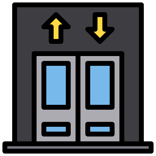 エレベーター xnimrodx Lineal Color icon