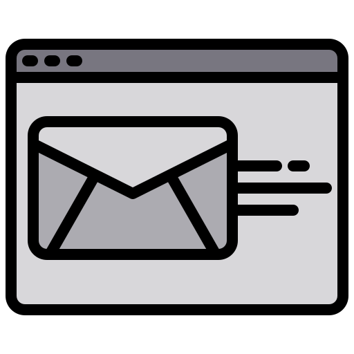 correo electrónico xnimrodx Lineal Color icono
