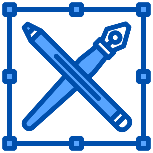 kunst en ontwerp xnimrodx Blue icoon