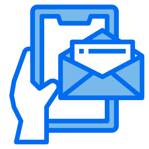 eメール Payungkead Blue icon