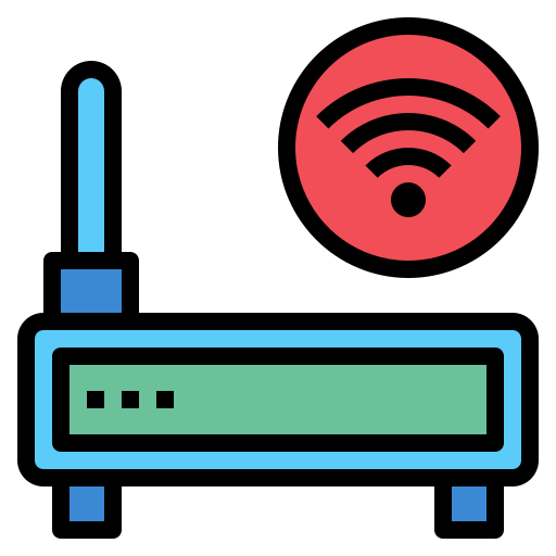router Payungkead Lineal Color icon