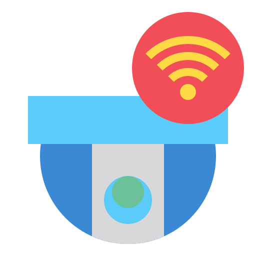 Security camera Payungkead Flat icon