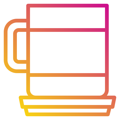 Coffee mug Payungkead Gradient icon