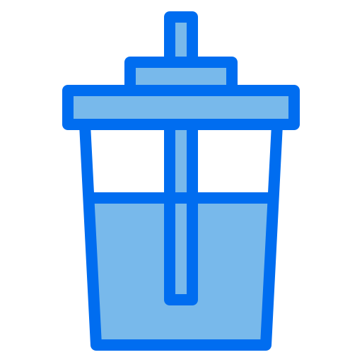 Coffee cup Payungkead Blue icon