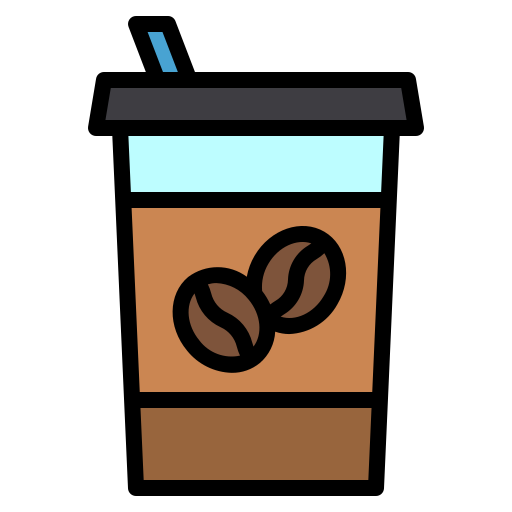 filiżanka kawy Payungkead Lineal Color ikona