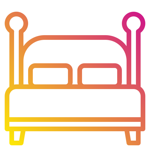 Bed Payungkead Gradient icon