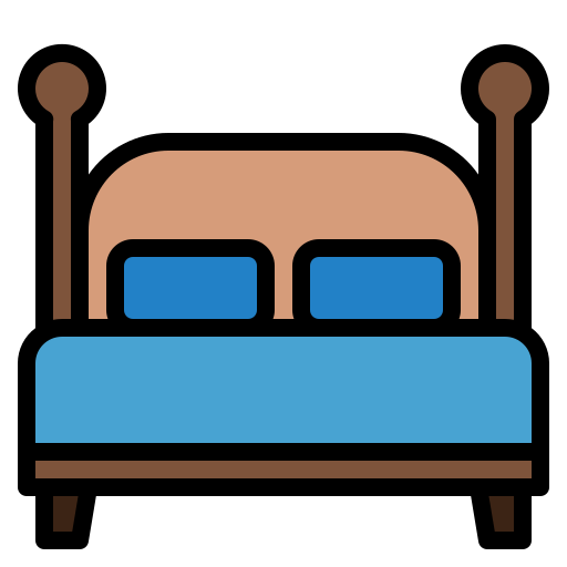 łóżko Payungkead Lineal Color ikona