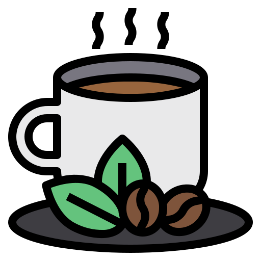 Hot coffee Payungkead Lineal Color icon