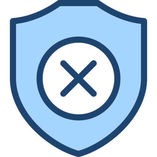 安全ではない Generic Blue icon
