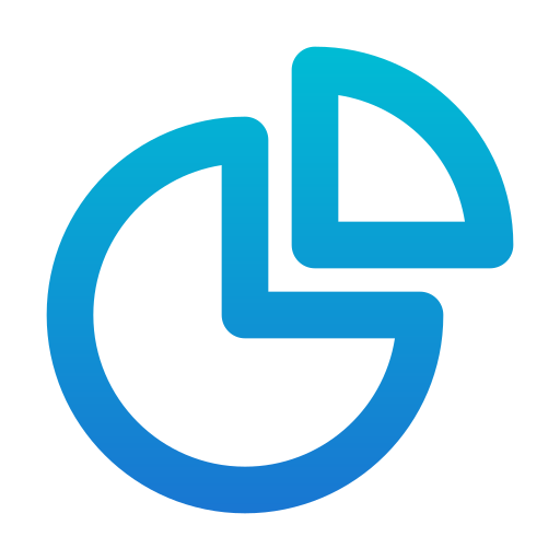 cirkeldiagram Generic Gradient icoon