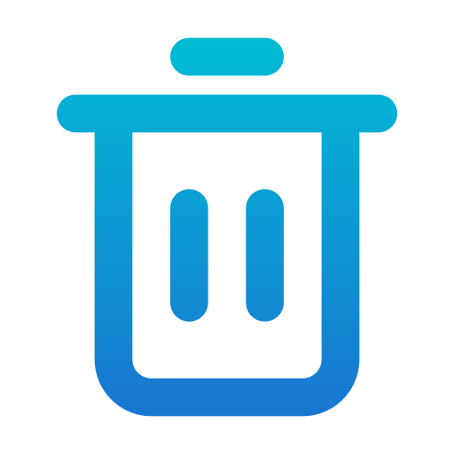 Trash Generic Gradient icon