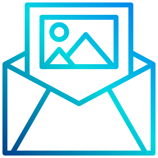 correo xnimrodx Lineal Gradient icono