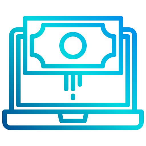 pago en línea xnimrodx Lineal Gradient icono