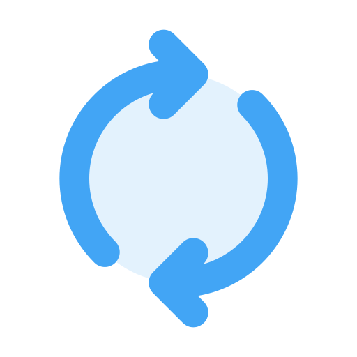 회전 Generic Blue icon