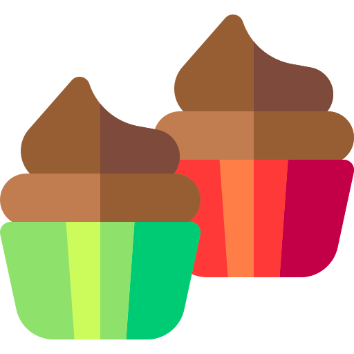 cupcake Basic Rounded Flat icona