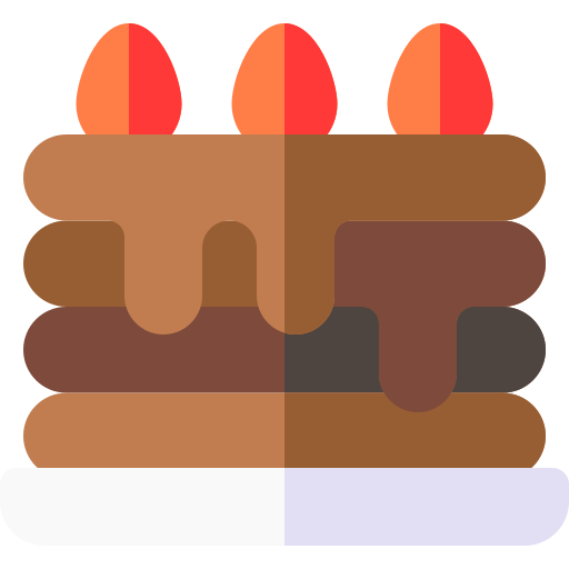 パンケーキ Basic Rounded Flat icon