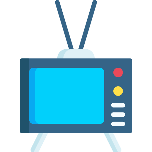 televisie Special Flat icoon