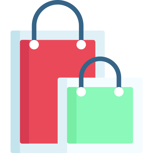 Shopping bags Special Flat icon