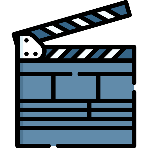 Clapperboard Special Lineal color icon