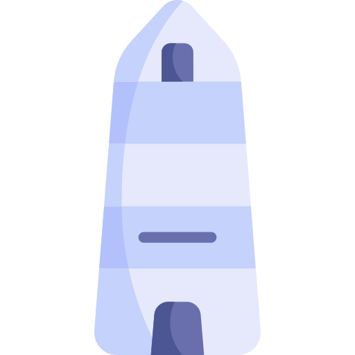 obelisk Kawaii Flat icoon