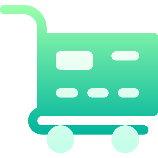 Shopping cart Basic Gradient Gradient icon