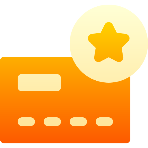 Credit card Basic Gradient Gradient icon