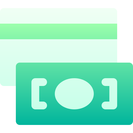 tarjeta de crédito Basic Gradient Gradient icono