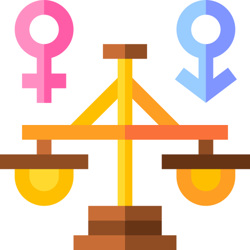 skala balansu Basic Straight Flat ikona