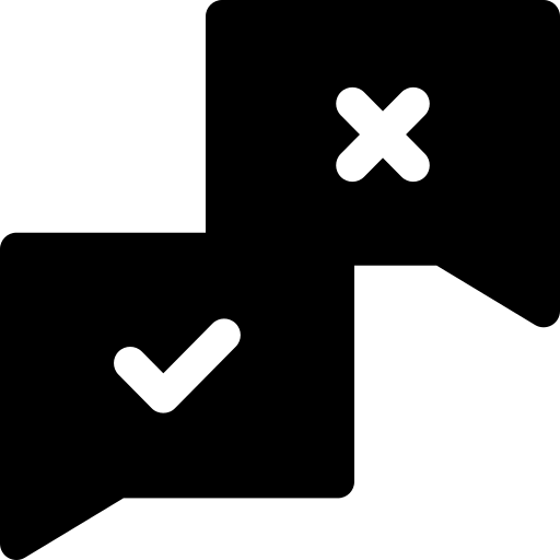 głosowanie Basic Rounded Filled ikona