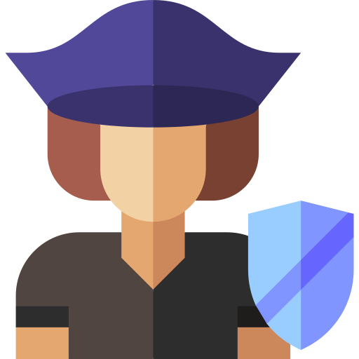 Police Basic Straight Flat icon