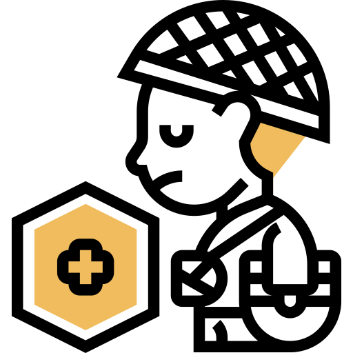 Injured Meticulous Yellow shadow icon