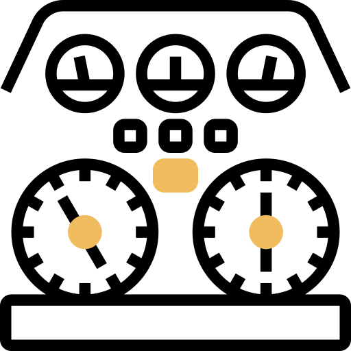 ダッシュボード Meticulous Yellow shadow icon